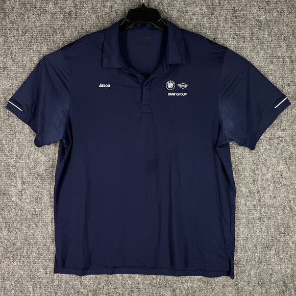 BMW Mini Cooper Employee Polo XL Mens Oobe Uniform‎ Shirt Rugby Short-sleeve #4 - Picture 1 of 8